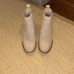 Dolce Vita Light Tan Ankle Booties